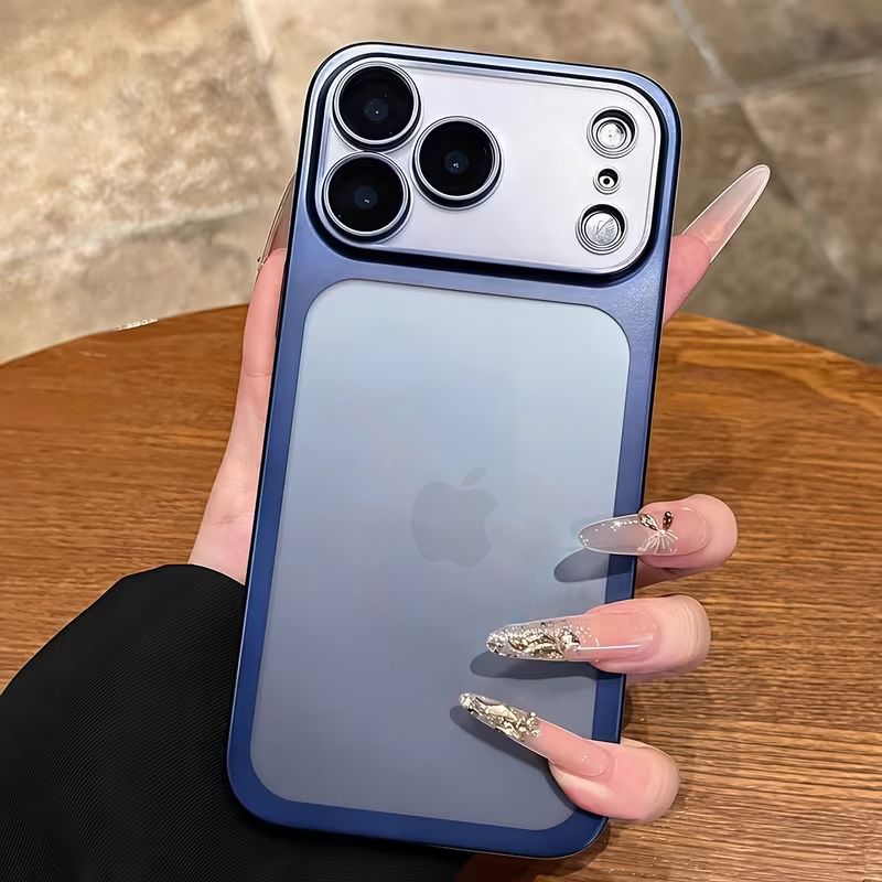 Matte Pc Case - Coque de luxe mate transparente électroplaquée