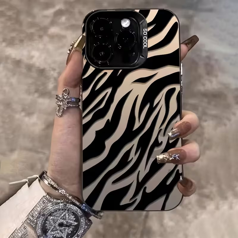 Mini Pc Case - Coque antichoc IMD avancée motif zèbre