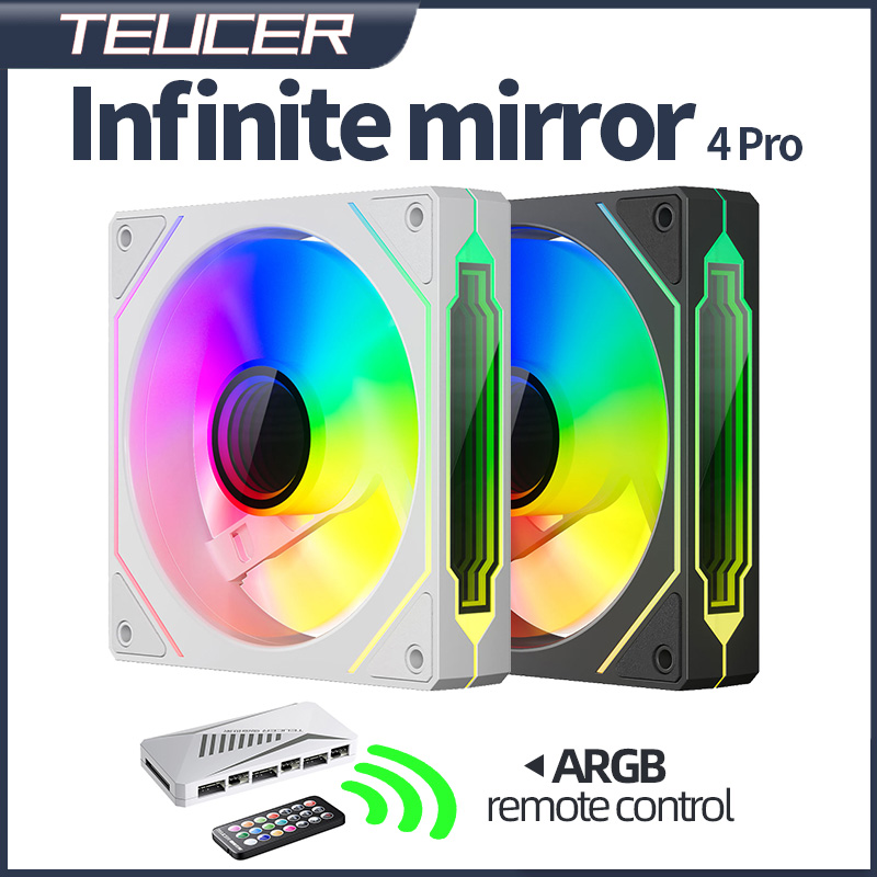 Case Fan Controller - Teucer infini miroir 4Pro 120mm ventilateur