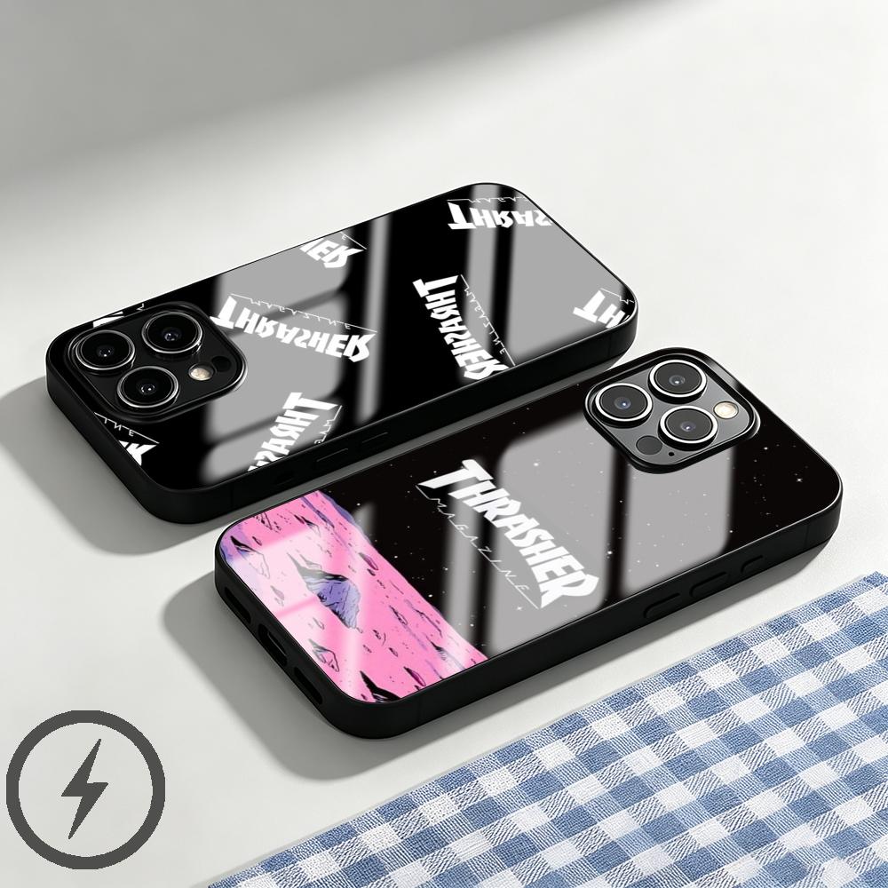 Mini Pc Case - Coque de téléphone magnétique en verre