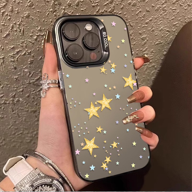 Matte Pc Case - Coque rigide mate à motif d'étoiles