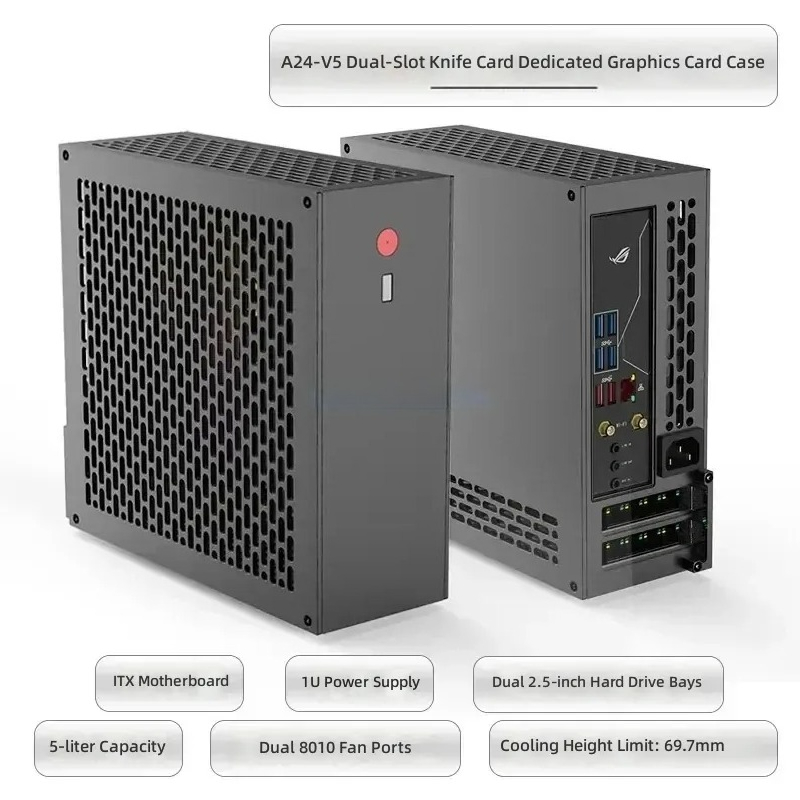 Boîtier ITX 1U 5 Litres Mini A - Pc Chassis avis et prix
