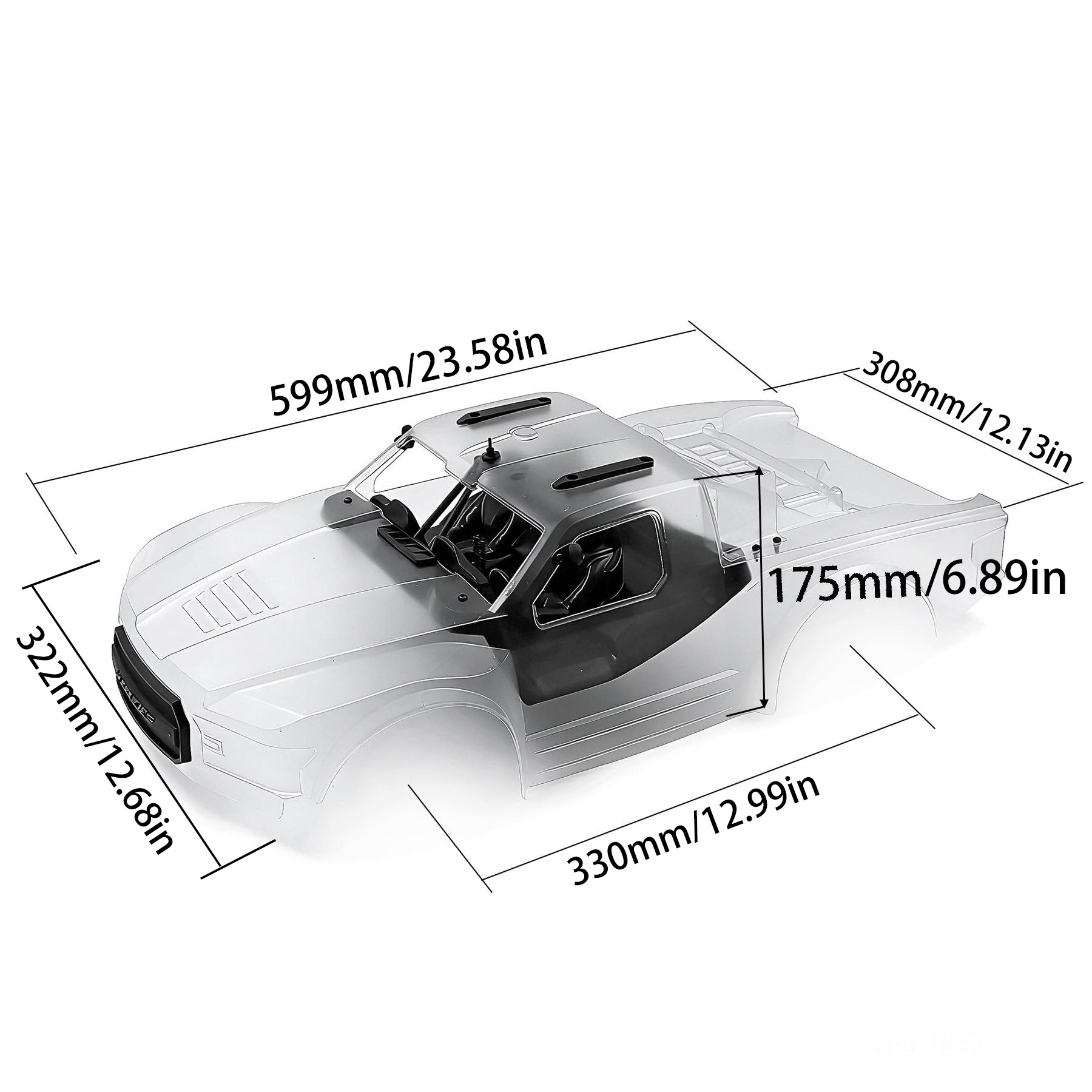 Kit de carrosserie PC pour cam - Pc Chassis avis et prix