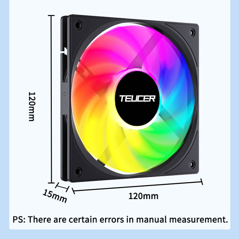 Teucer 120mm ventilateur de bo - Pc Chassis avis et prix