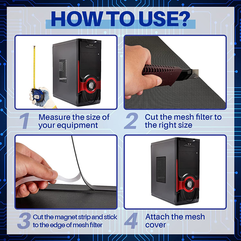 Filet de protection anti-pouss - Dust Filter Pc avis et prix