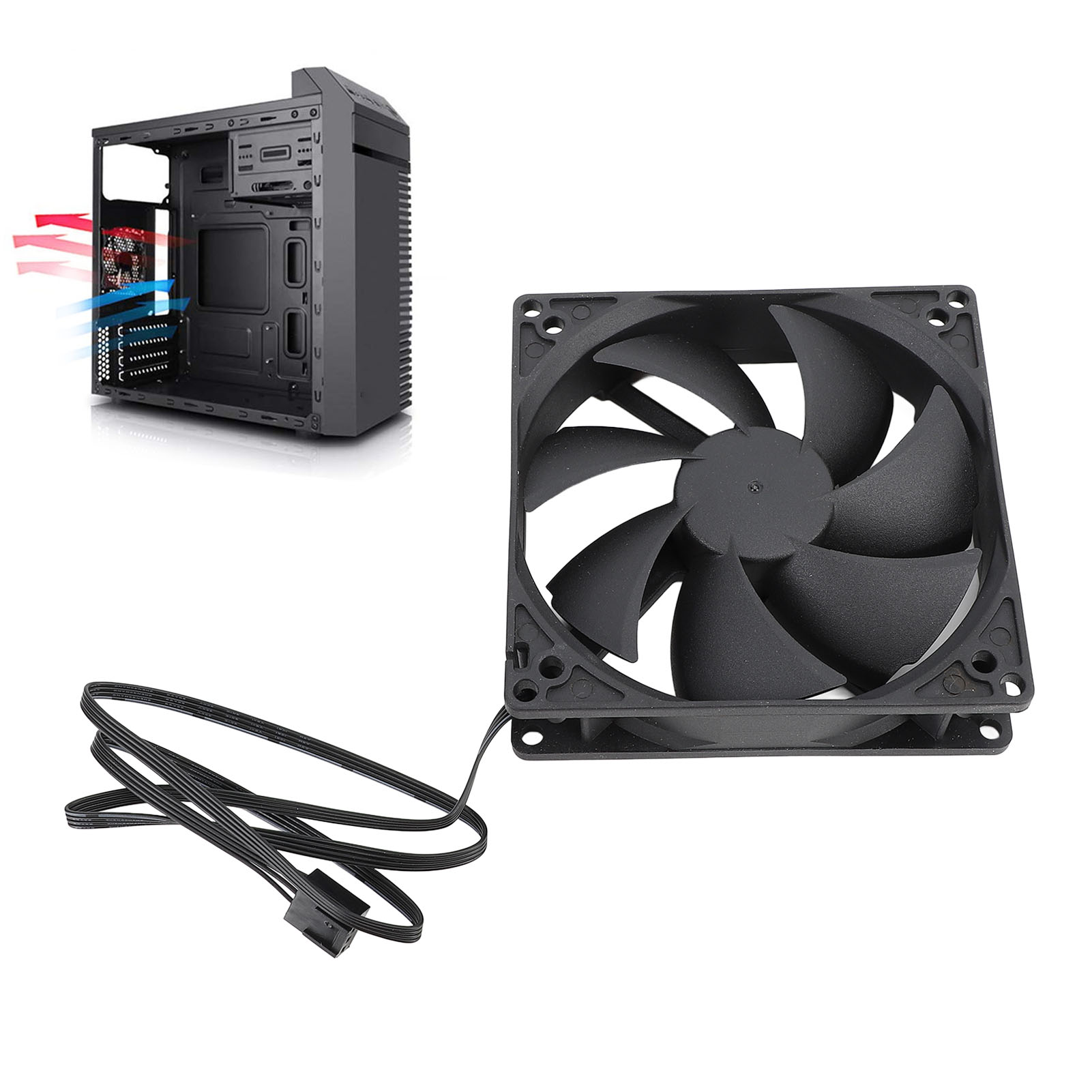100mm PC PWM ventilateur de bo - Case Fan Controller avis et prix