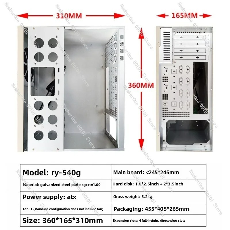 Boîtier mural compact ATX avec - Atx Case avis et prix