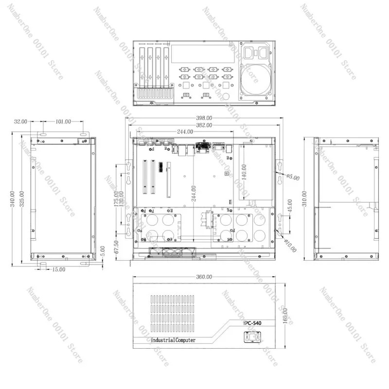 Boîtier mural compact ATX avec - Atx Case avis et prix