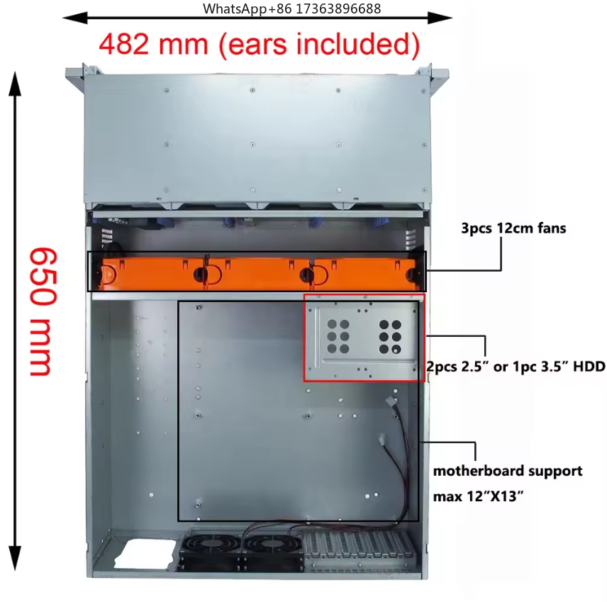 Boîtier de serveur 4U pour mon - Case Fans avis et prix